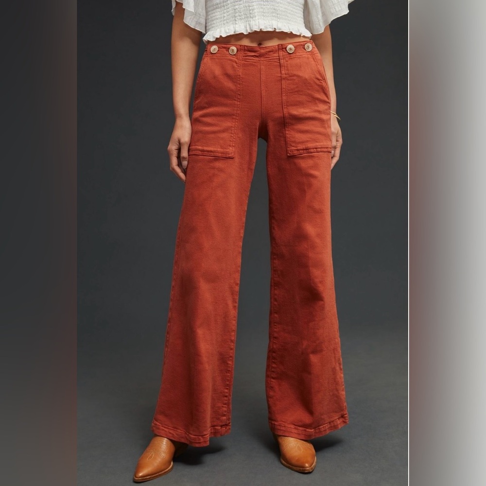 The Kit high rise utility trousers - by Pilcro
